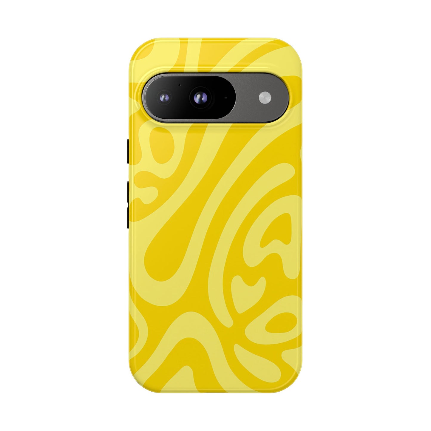 iPhone 17 Pro Max Case | Yellow Wave (Tough)