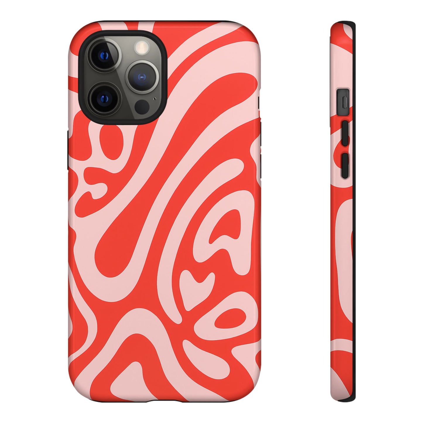 iPhone 17 Pro Max Case | Red Wave (Tough)
