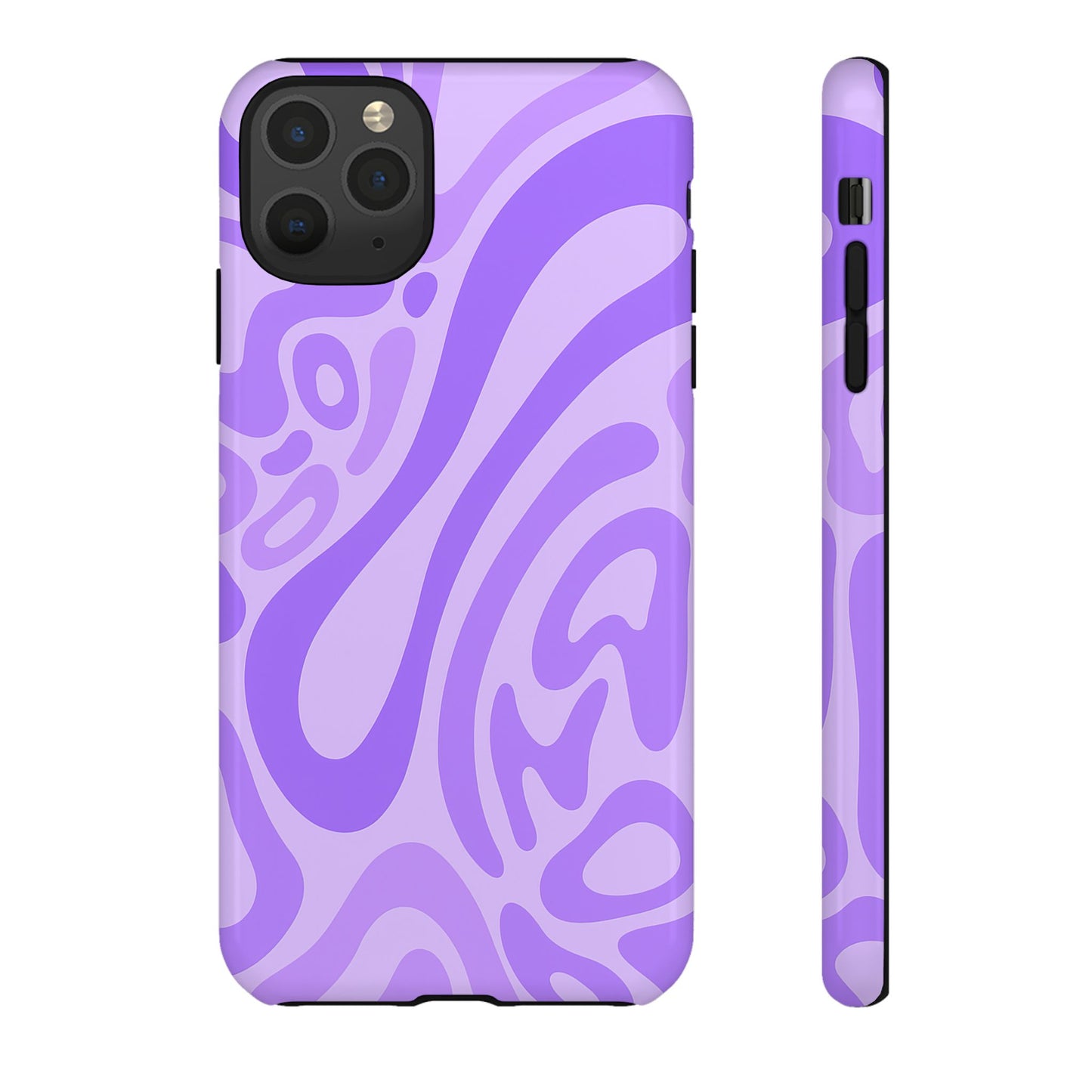 iPhone 17 Pro Max Case | Purple Wave (Tough)