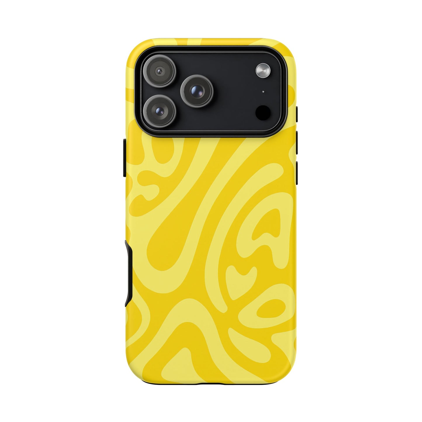 iPhone 17 Pro Max Case | Yellow Wave (Tough)