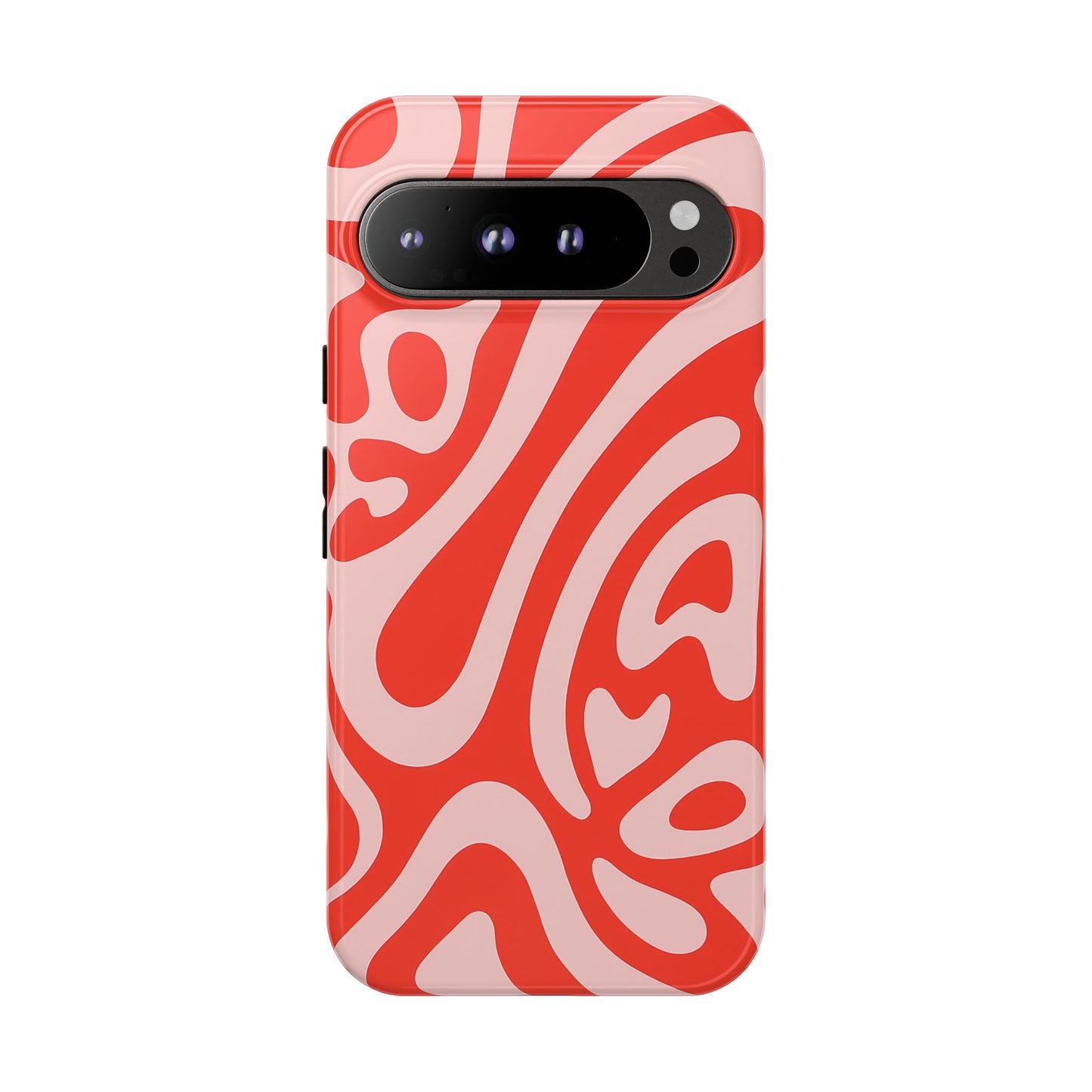 iPhone 17 Pro Max Case | Red Wave (Tough)