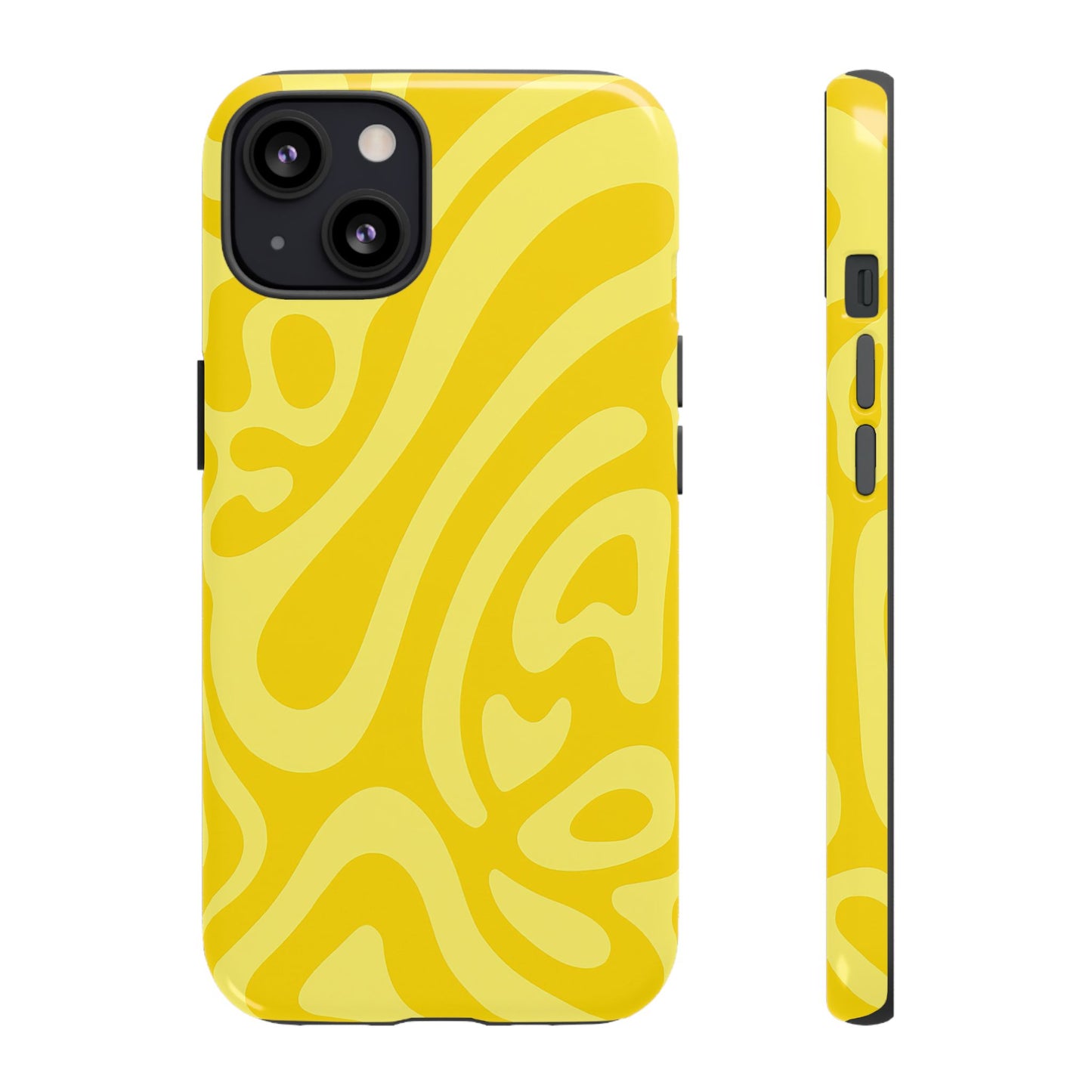 iPhone 17 Pro Max Case | Yellow Wave (Tough)