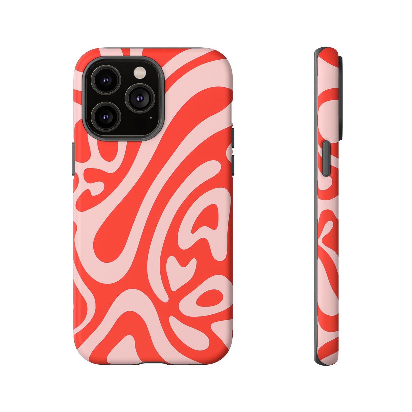 iPhone 17 Pro Max Case | Red Wave (Tough)