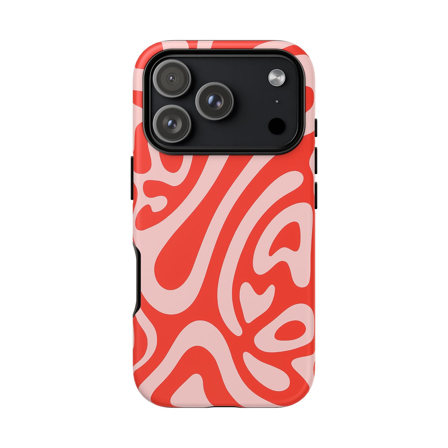 iPhone 17 Pro Max Case | Red Wave (Tough)