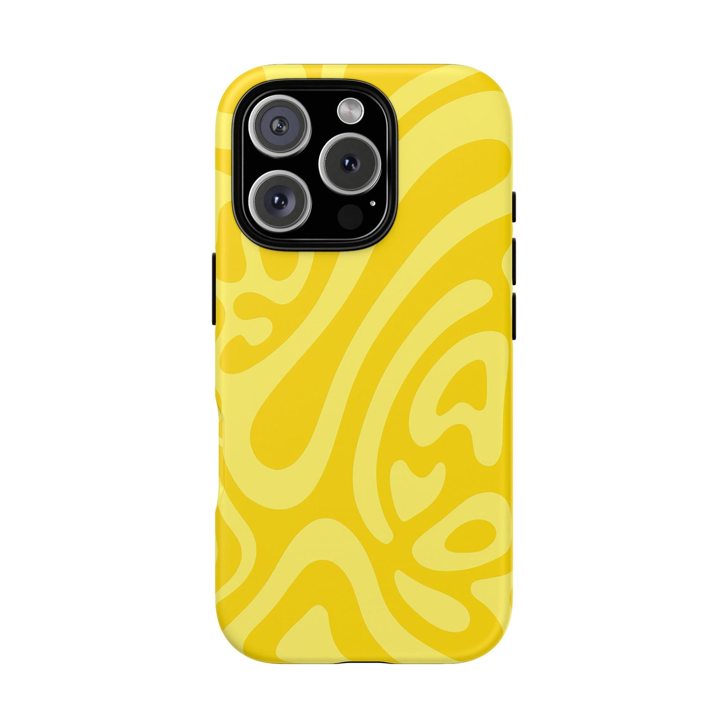 iPhone 17 Pro Max Case | Yellow Wave (Tough)