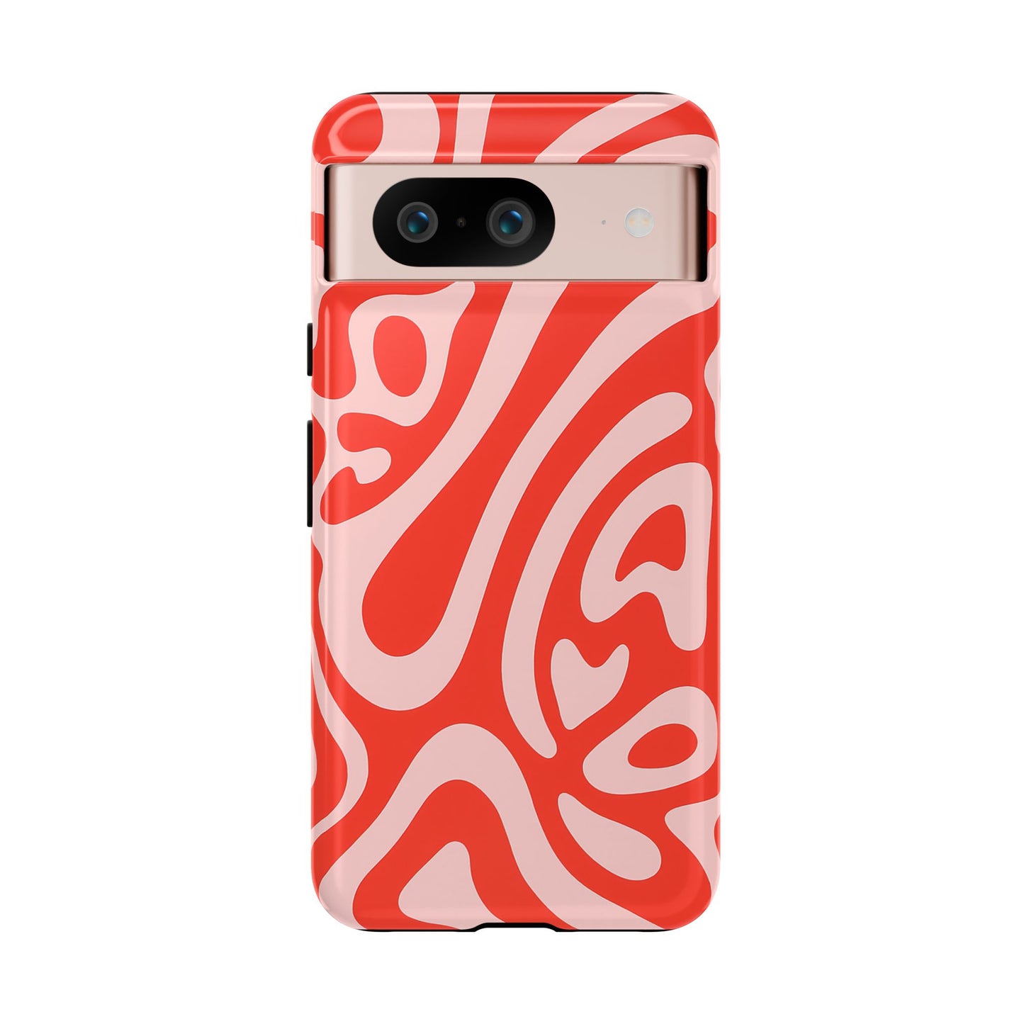iPhone 17 Pro Max Case | Red Wave (Tough)