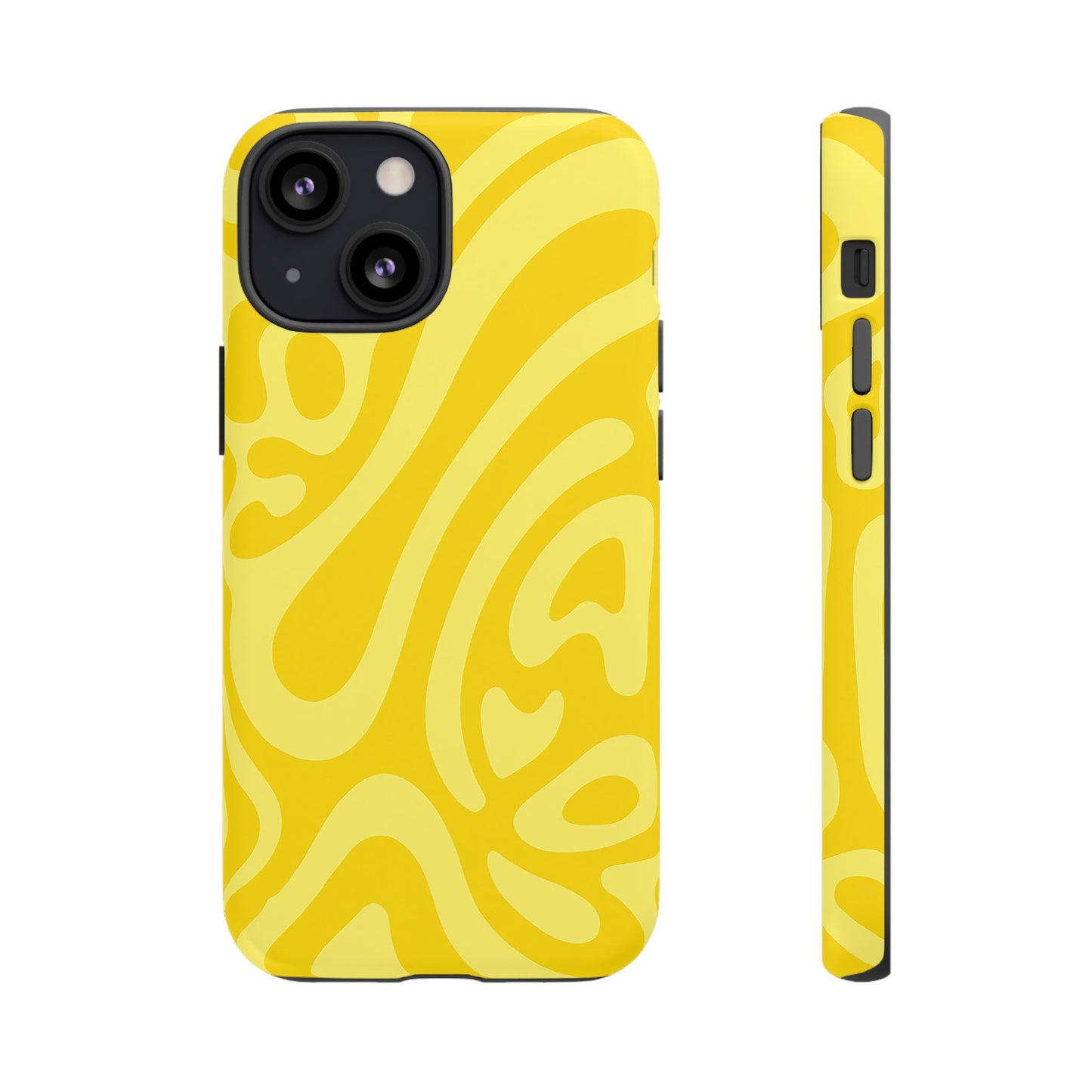 iPhone 17 Pro Max Case | Yellow Wave (Tough)