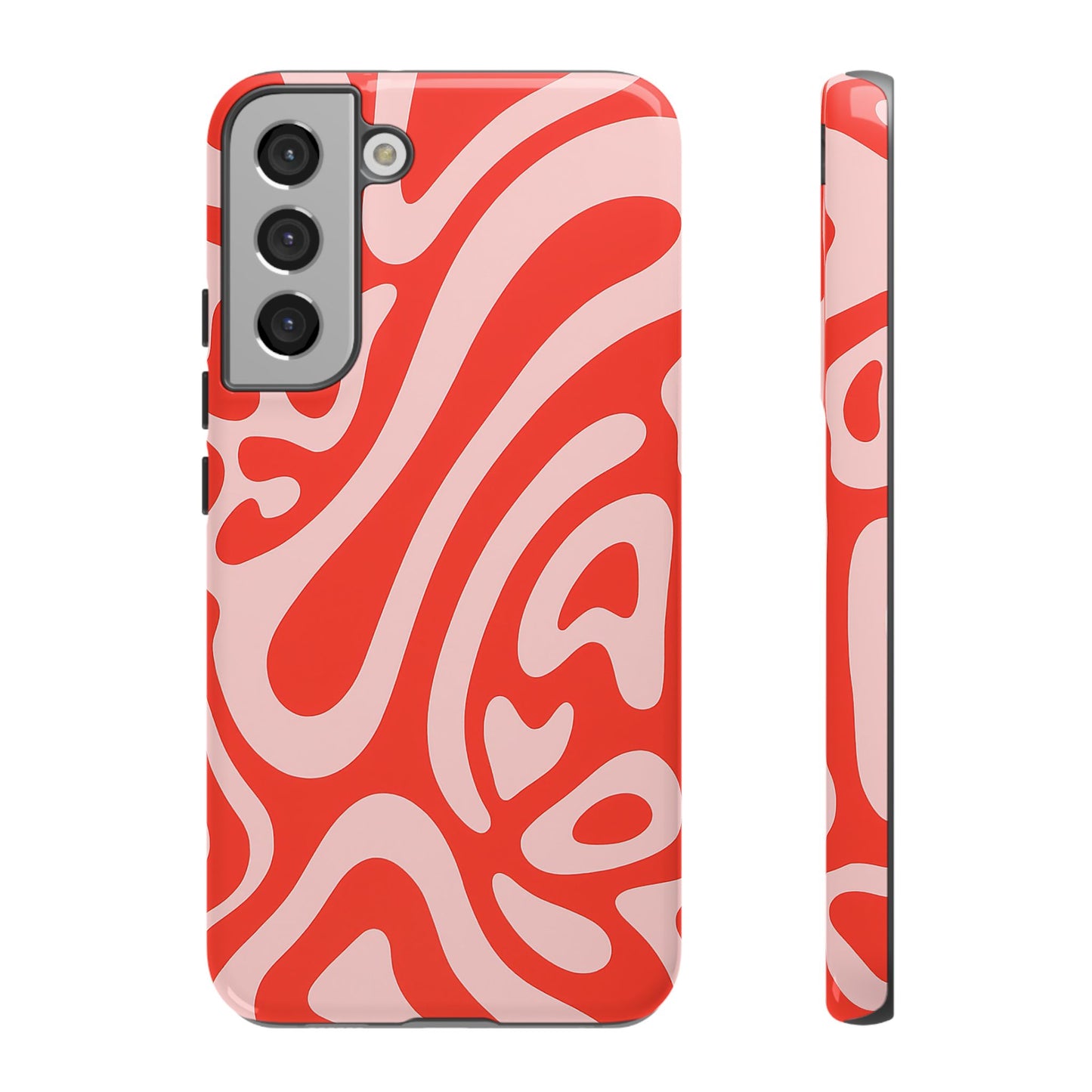 iPhone 17 Pro Max Case | Red Wave (Tough)