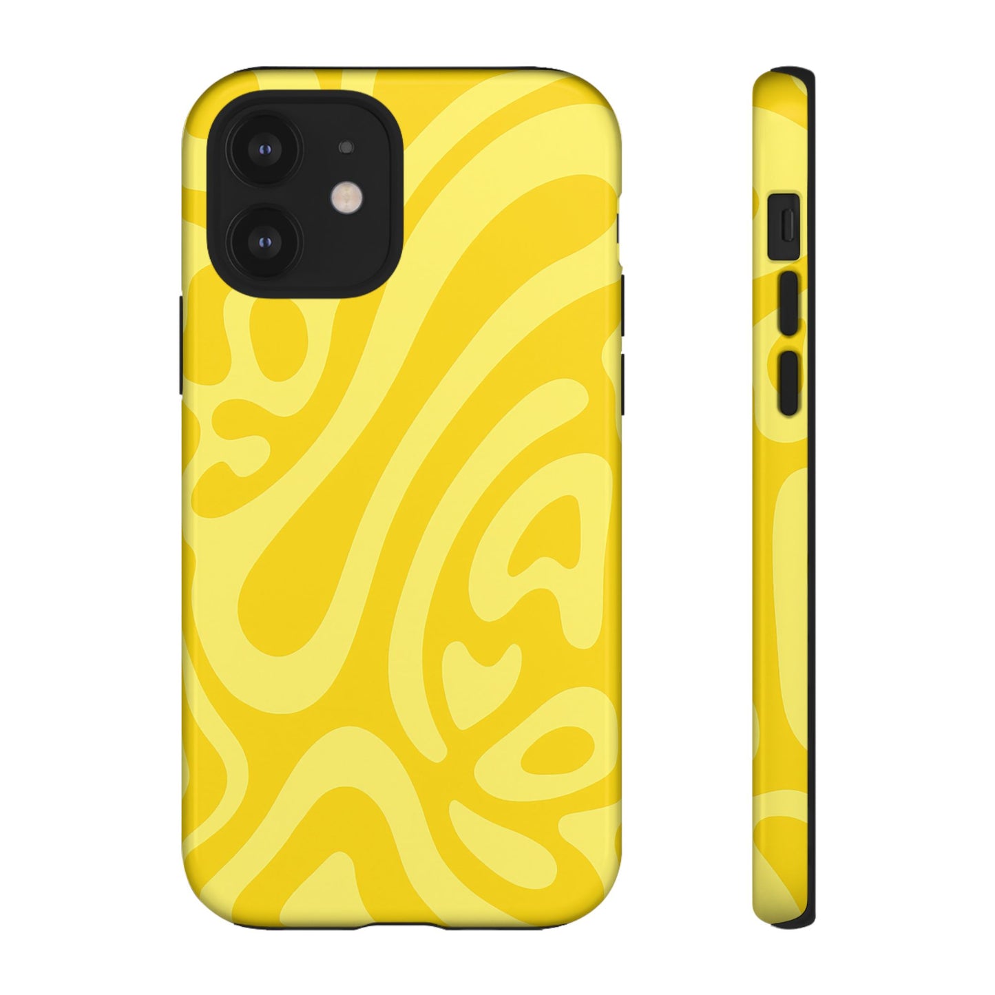 iPhone 17 Pro Max Case | Yellow Wave (Tough)