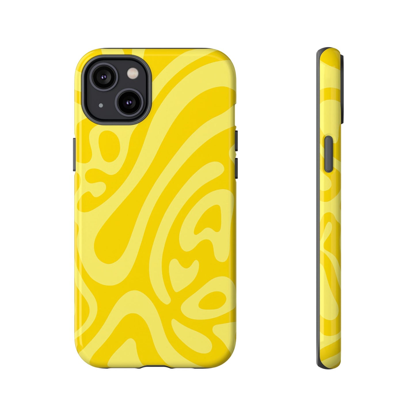 iPhone 17 Pro Max Case | Yellow Wave (Tough)