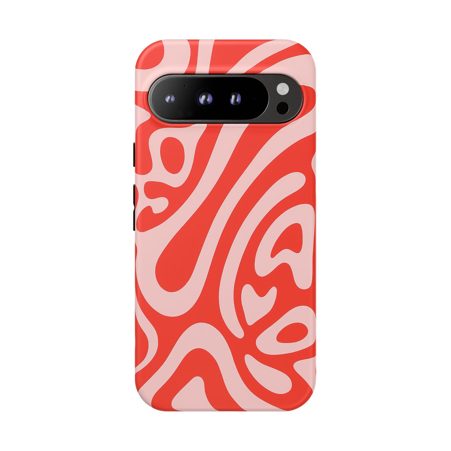iPhone 17 Pro Max Case | Red Wave (Tough)