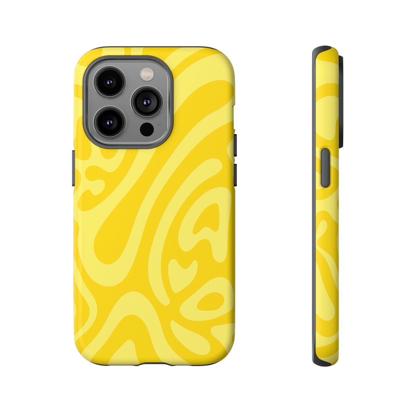 iPhone 17 Pro Max Case | Yellow Wave (Tough)