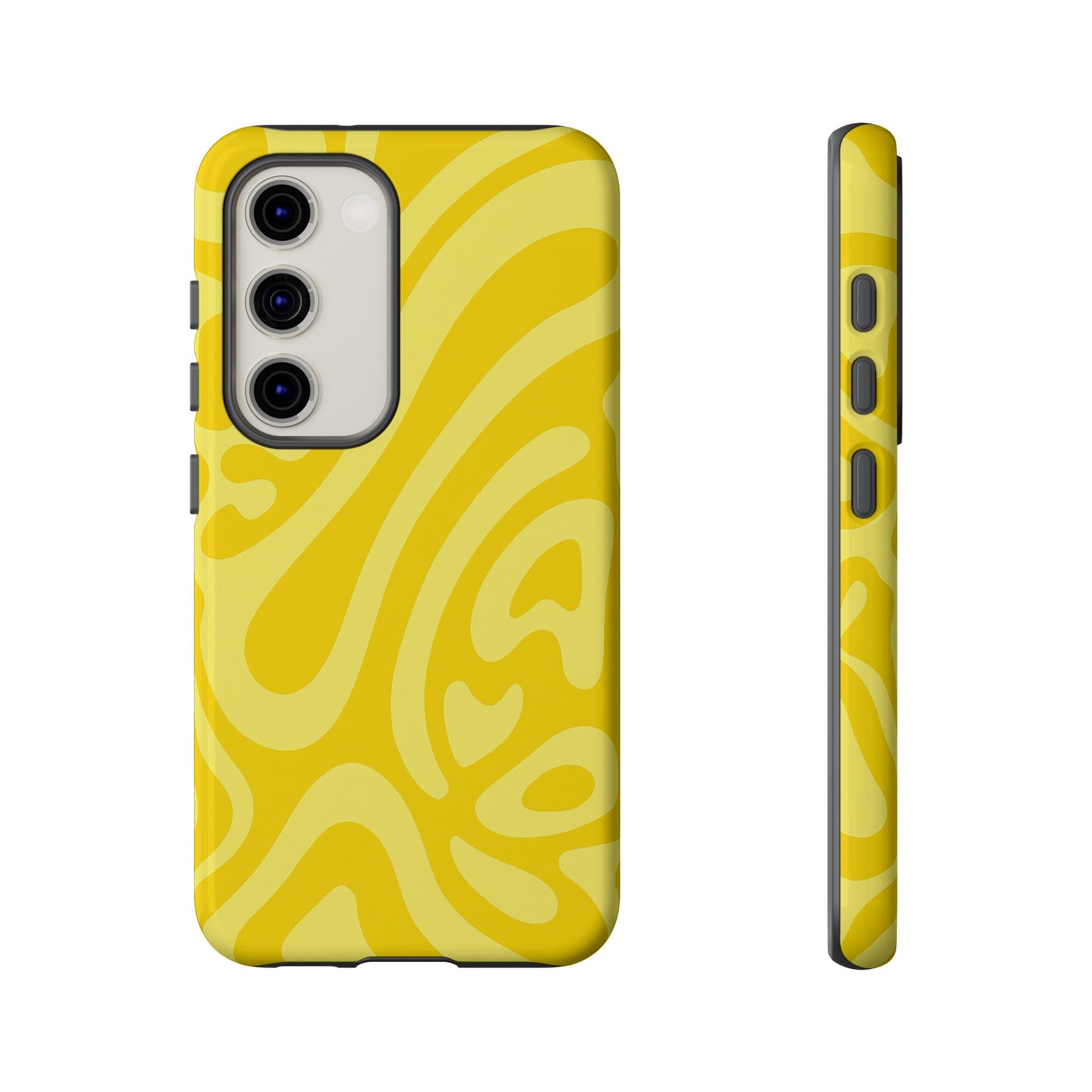 iPhone 17 Pro Max Case | Yellow Wave (Tough)