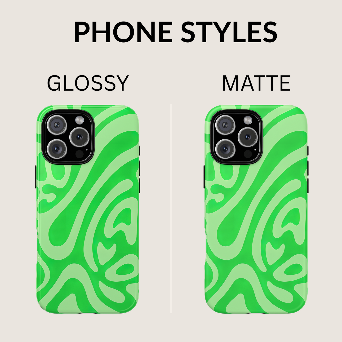 iPhone 17 Pro Max Case | Green Wave (Tough)