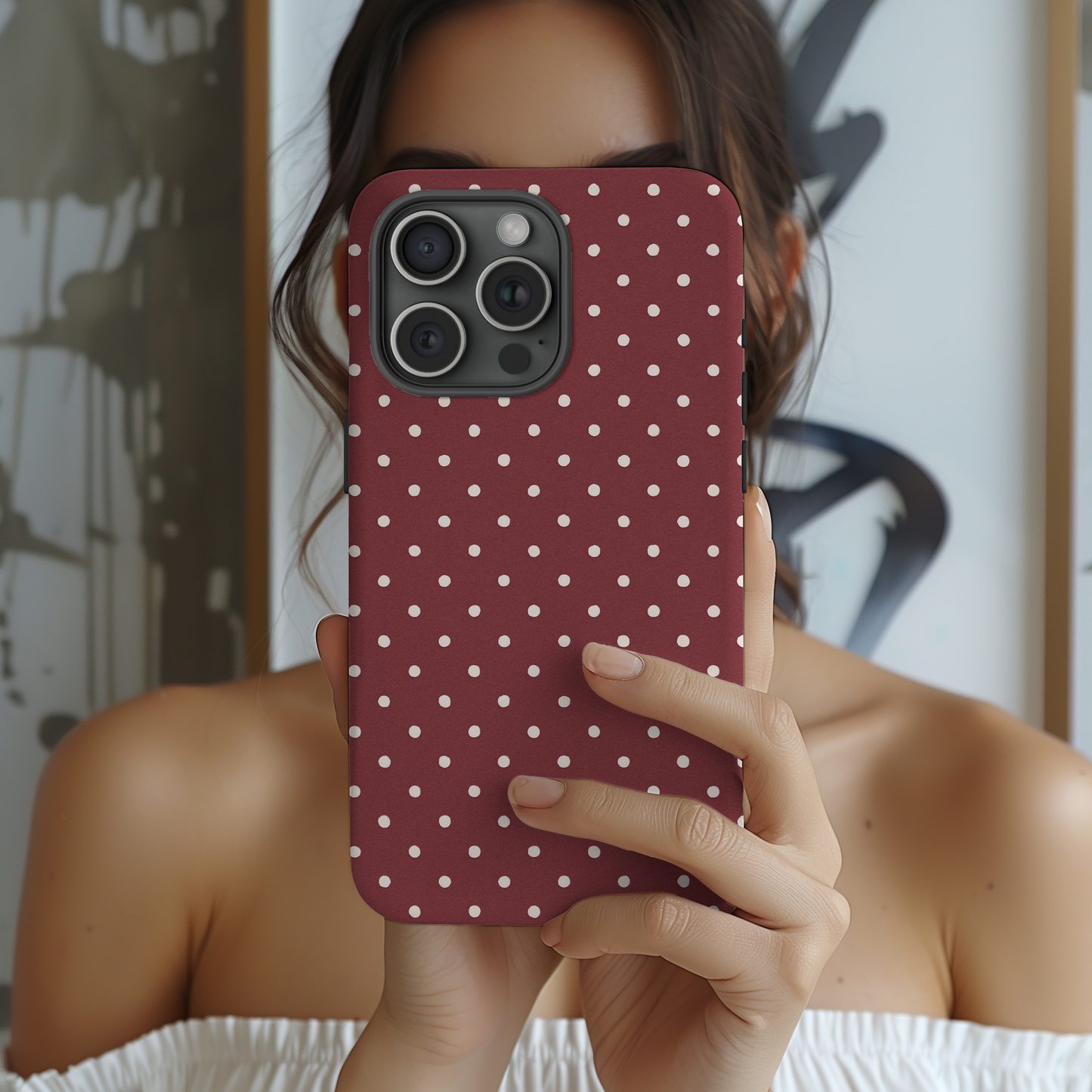 iPhone 17 Pro Max Case | Red Dot (Tough)