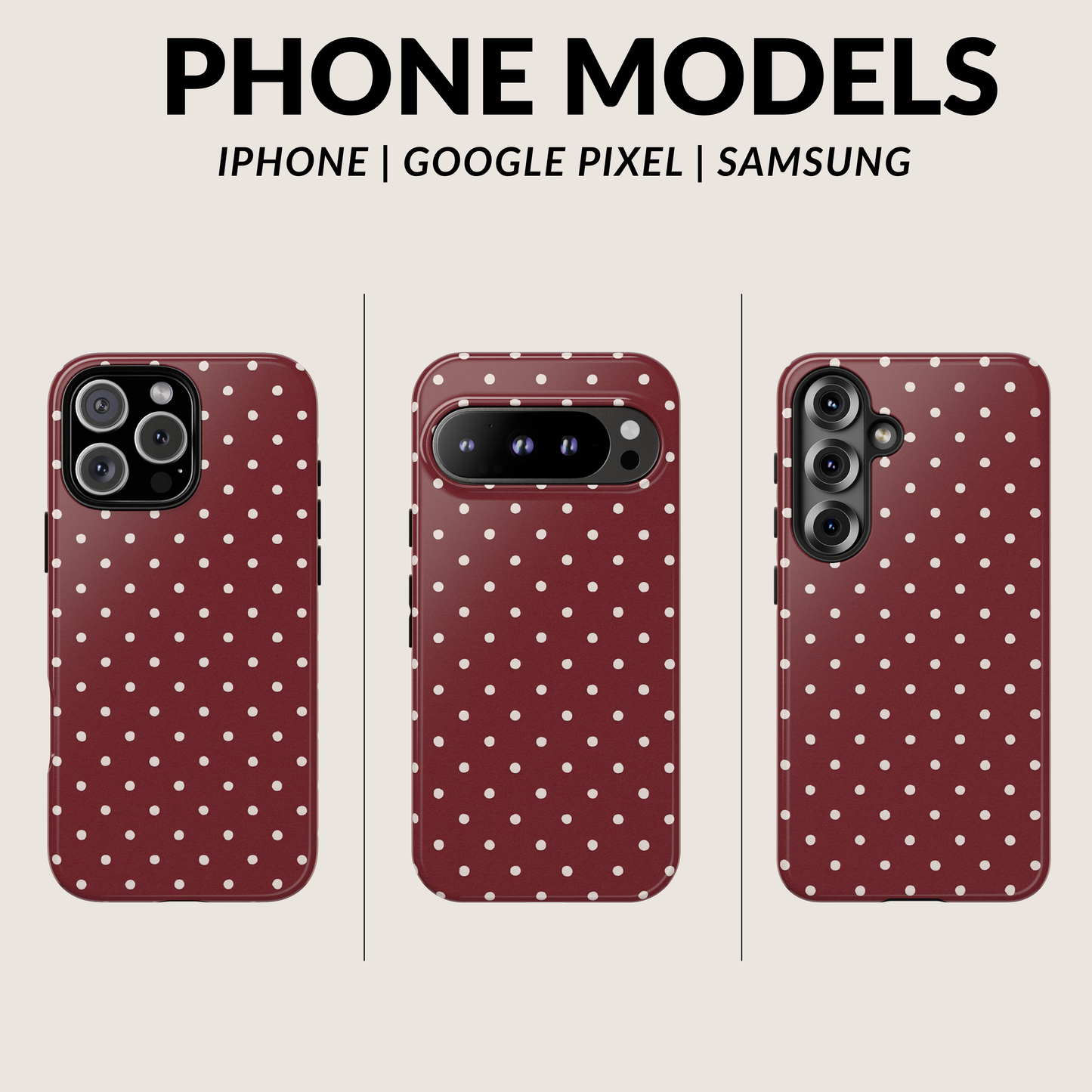 iPhone 17 Pro Max Case | Red Dot (Tough)