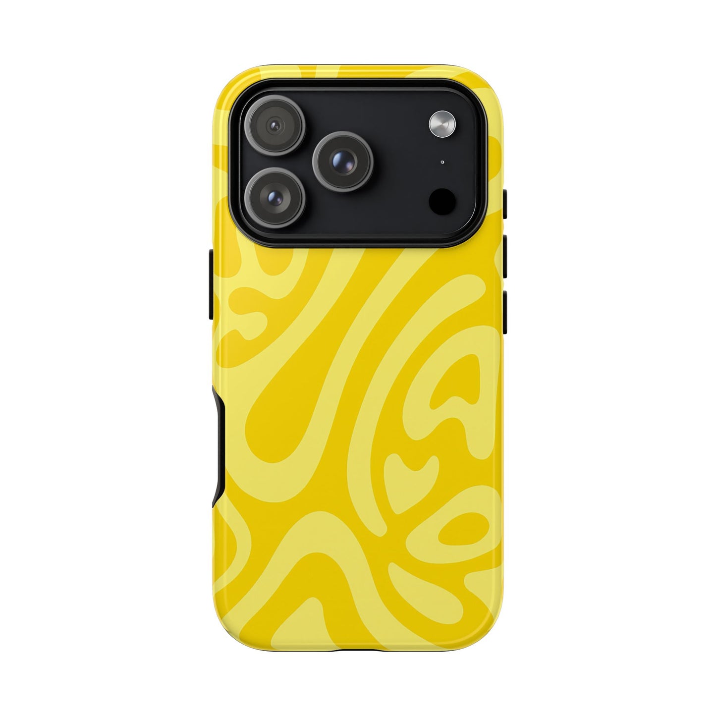 iPhone 17 Pro Max Case | Yellow Wave (Tough)