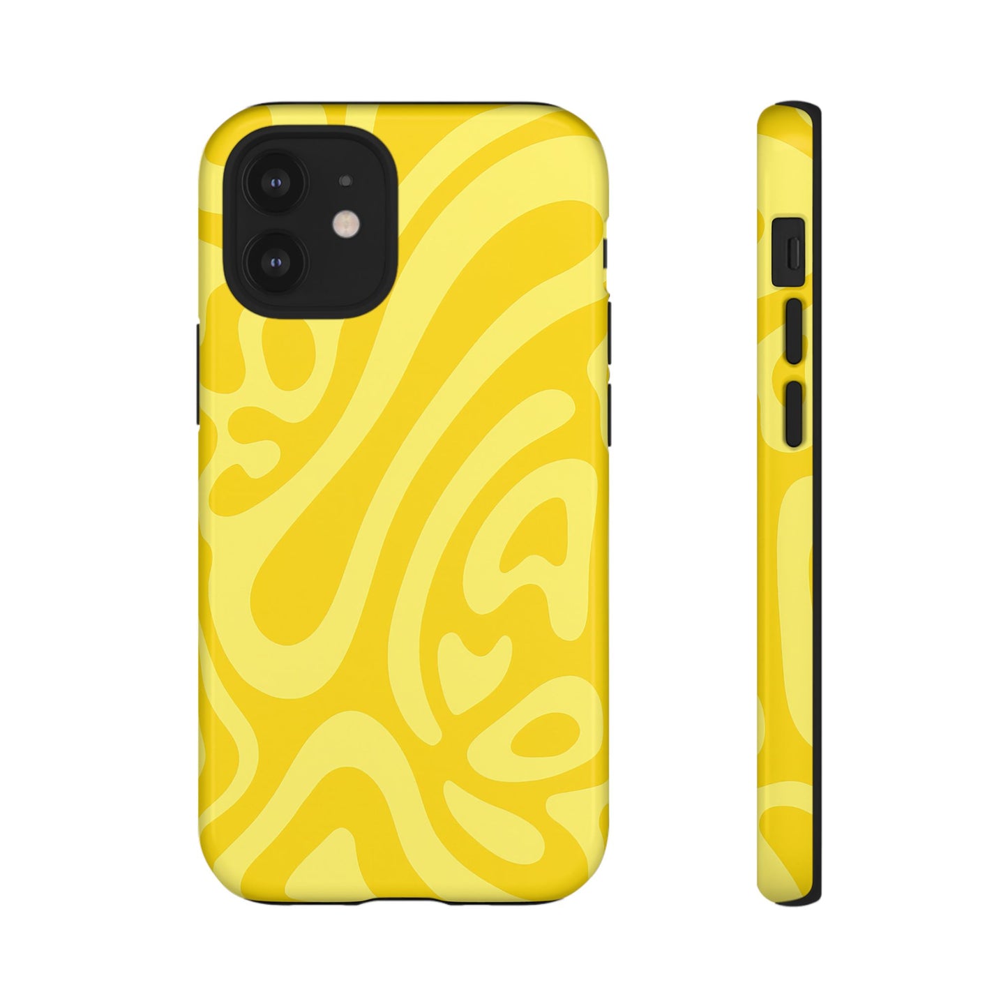 iPhone 17 Pro Max Case | Yellow Wave (Tough)