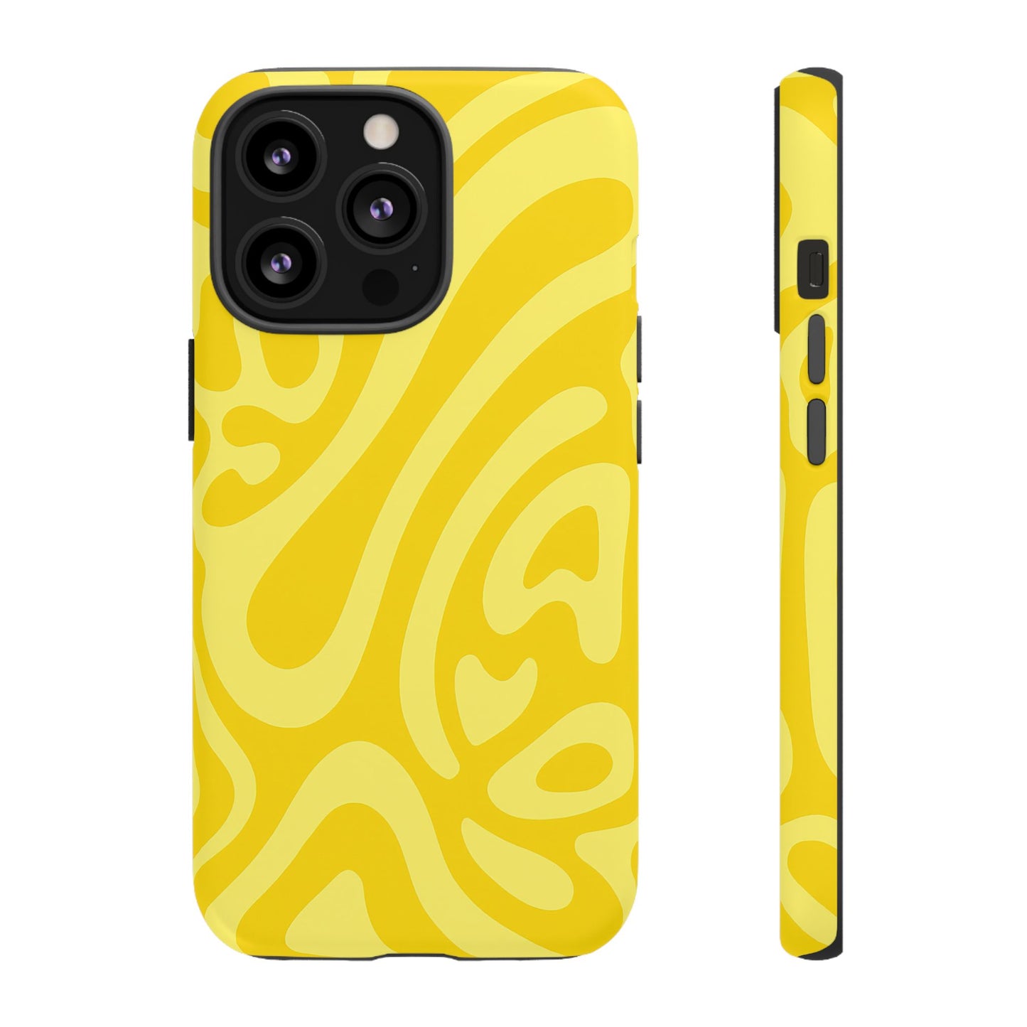 iPhone 17 Pro Max Case | Yellow Wave (Tough)