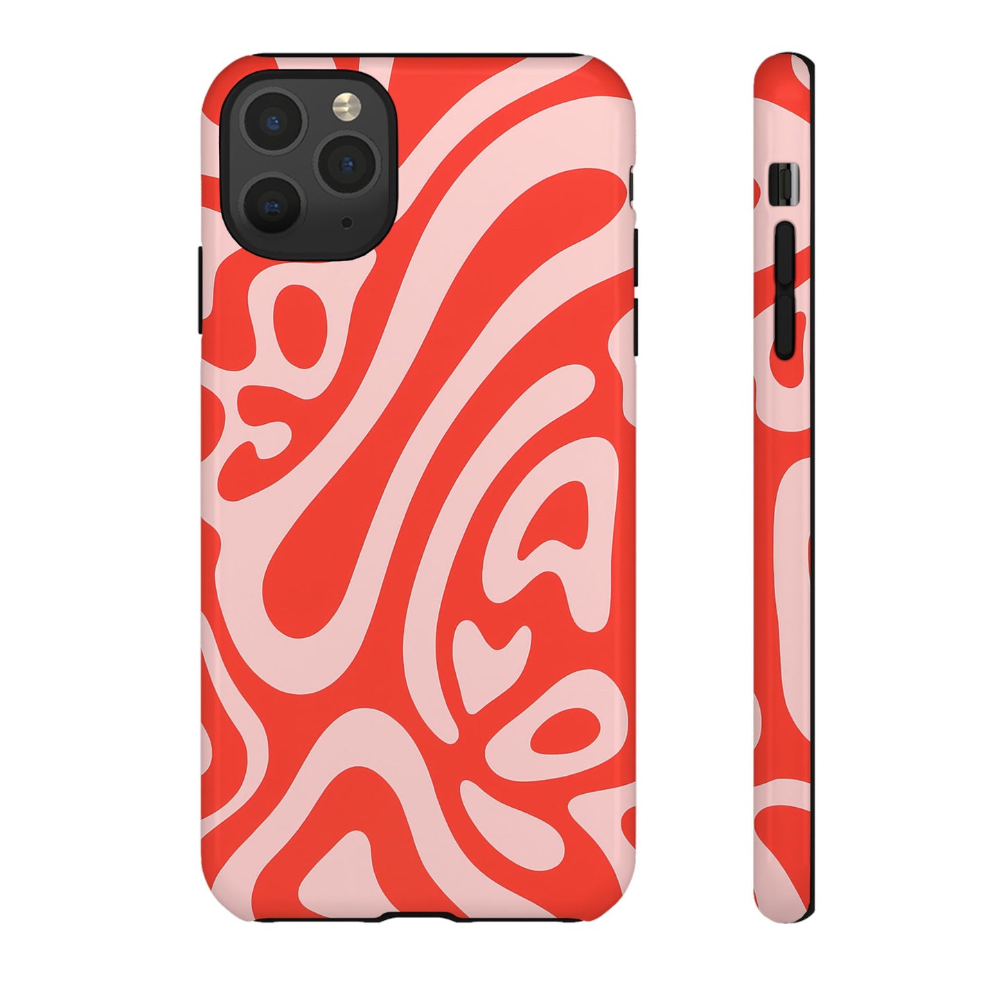 iPhone 17 Pro Max Case | Red Wave (Tough)