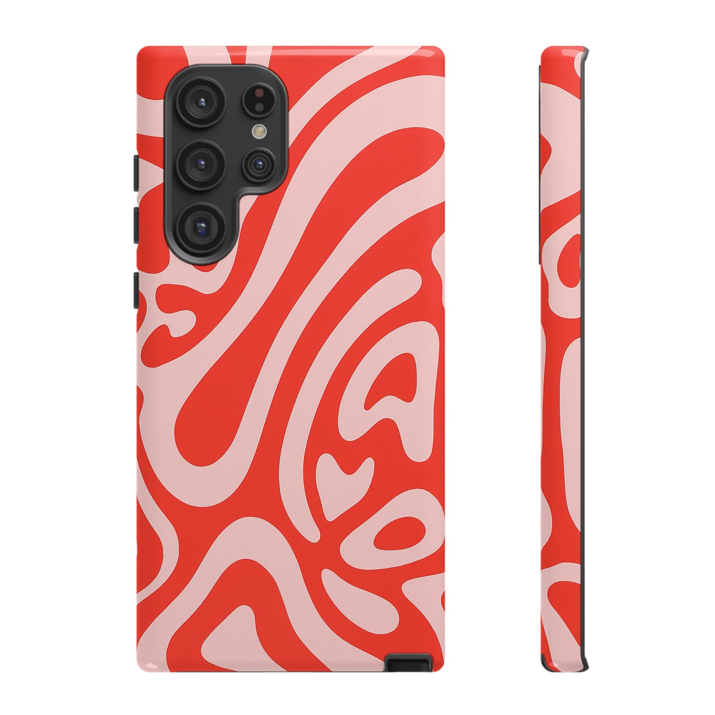 iPhone 17 Pro Max Case | Red Wave (Tough)