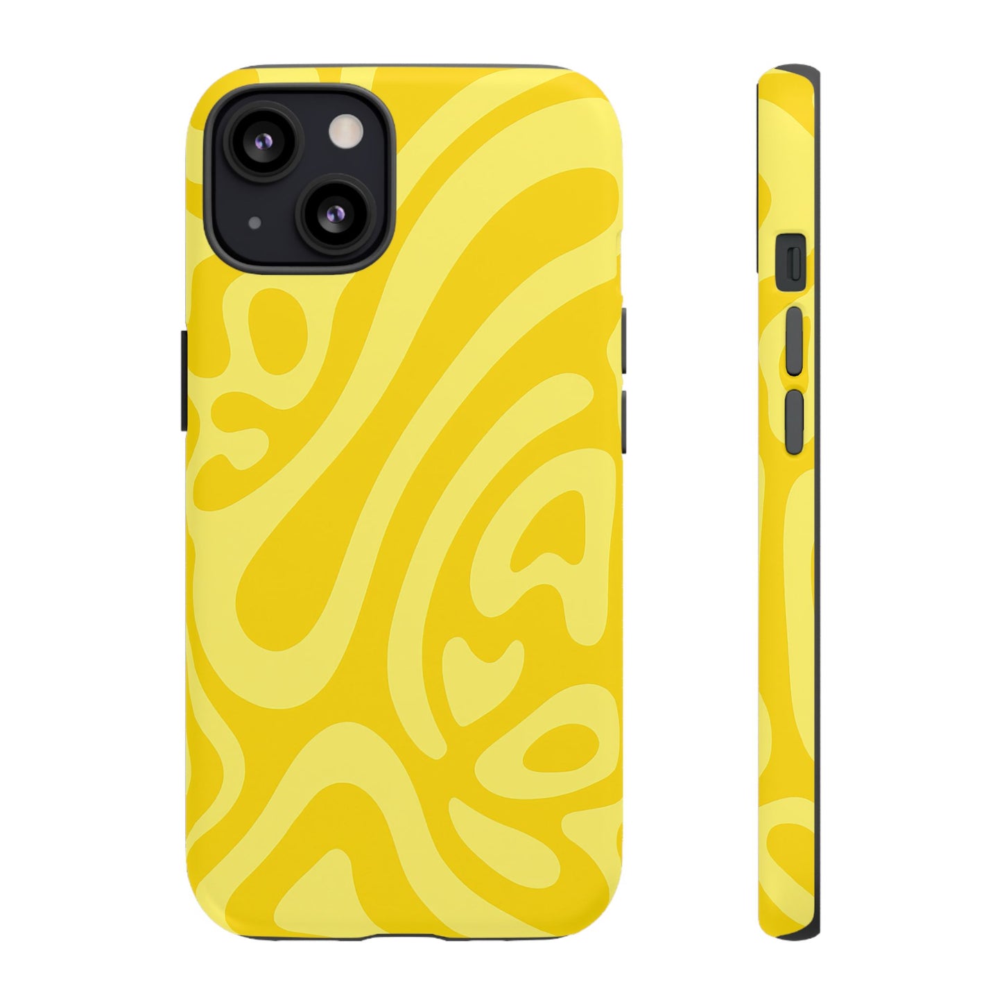 iPhone 17 Pro Max Case | Yellow Wave (Tough)