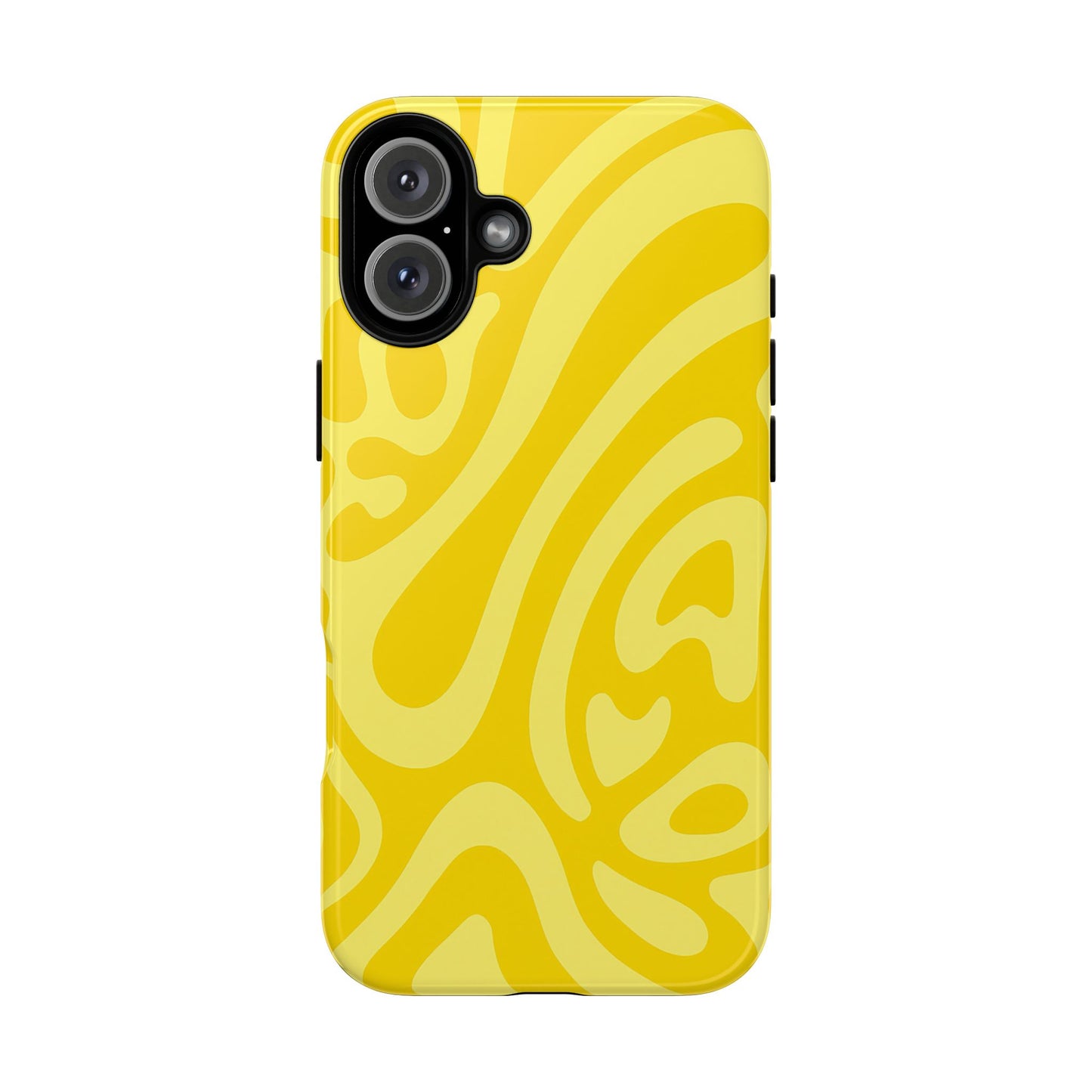 iPhone 17 Pro Max Case | Yellow Wave (Tough)