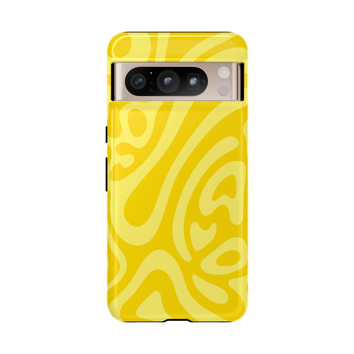 iPhone 17 Pro Max Case | Yellow Wave (Tough)