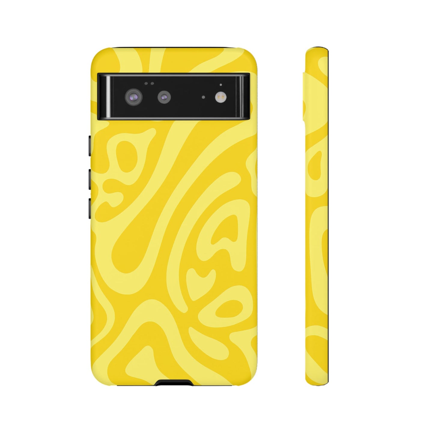 iPhone 17 Pro Max Case | Yellow Wave (Tough)