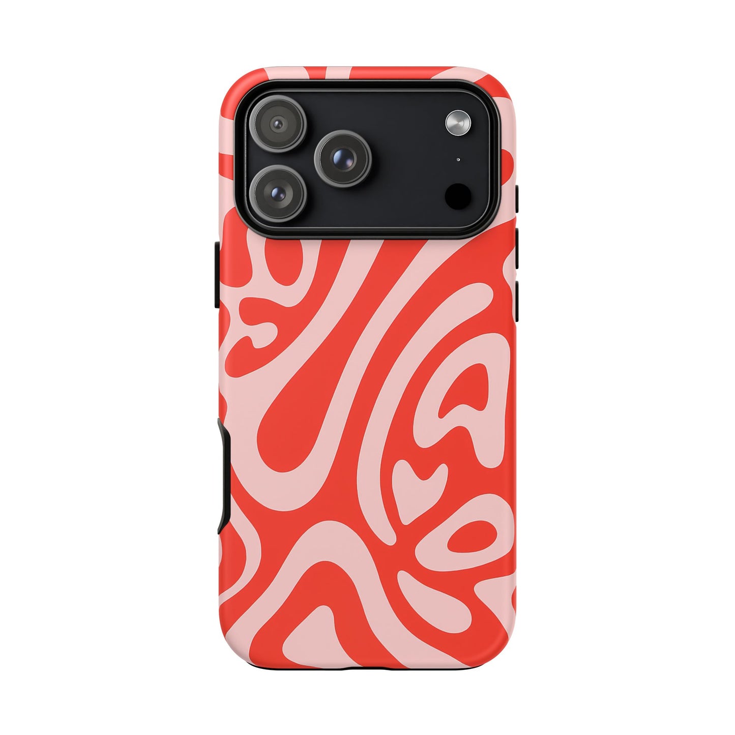 iPhone 17 Pro Max Case | Red Wave (Tough)