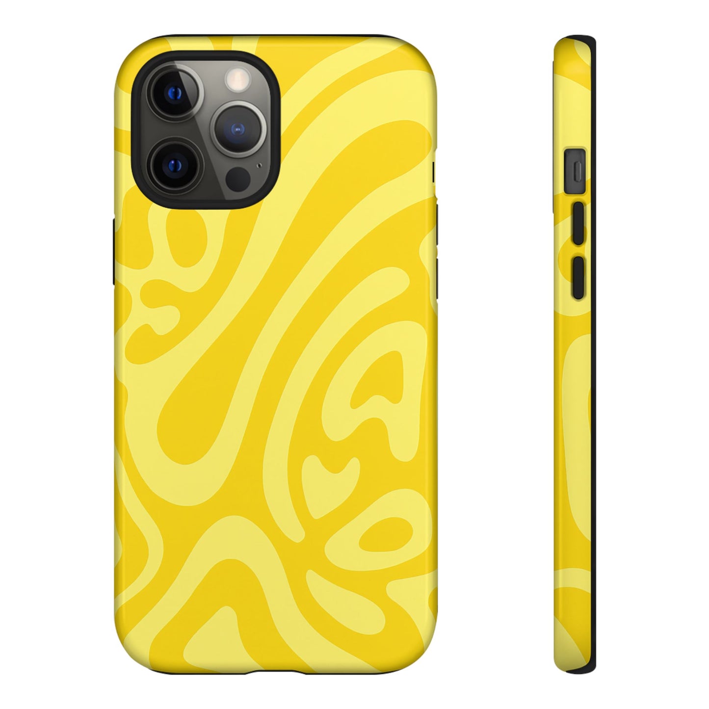 iPhone 17 Pro Max Case | Yellow Wave (Tough)
