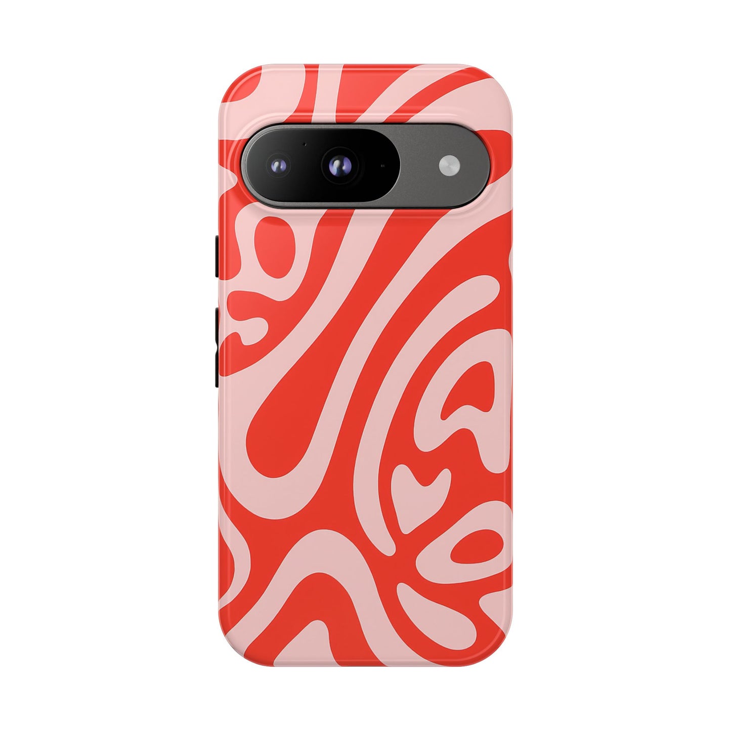 iPhone 17 Pro Max Case | Red Wave (Tough)