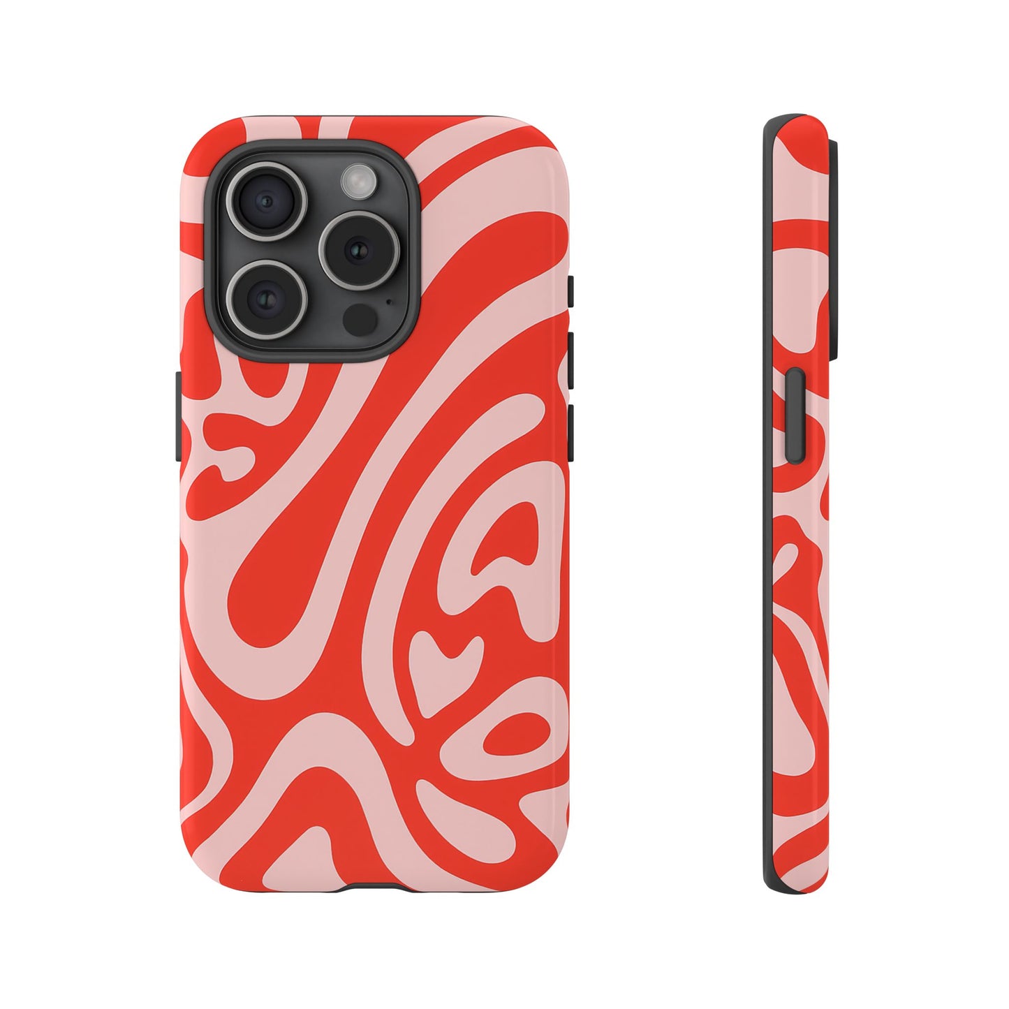 iPhone 17 Pro Max Case | Red Wave (Tough)