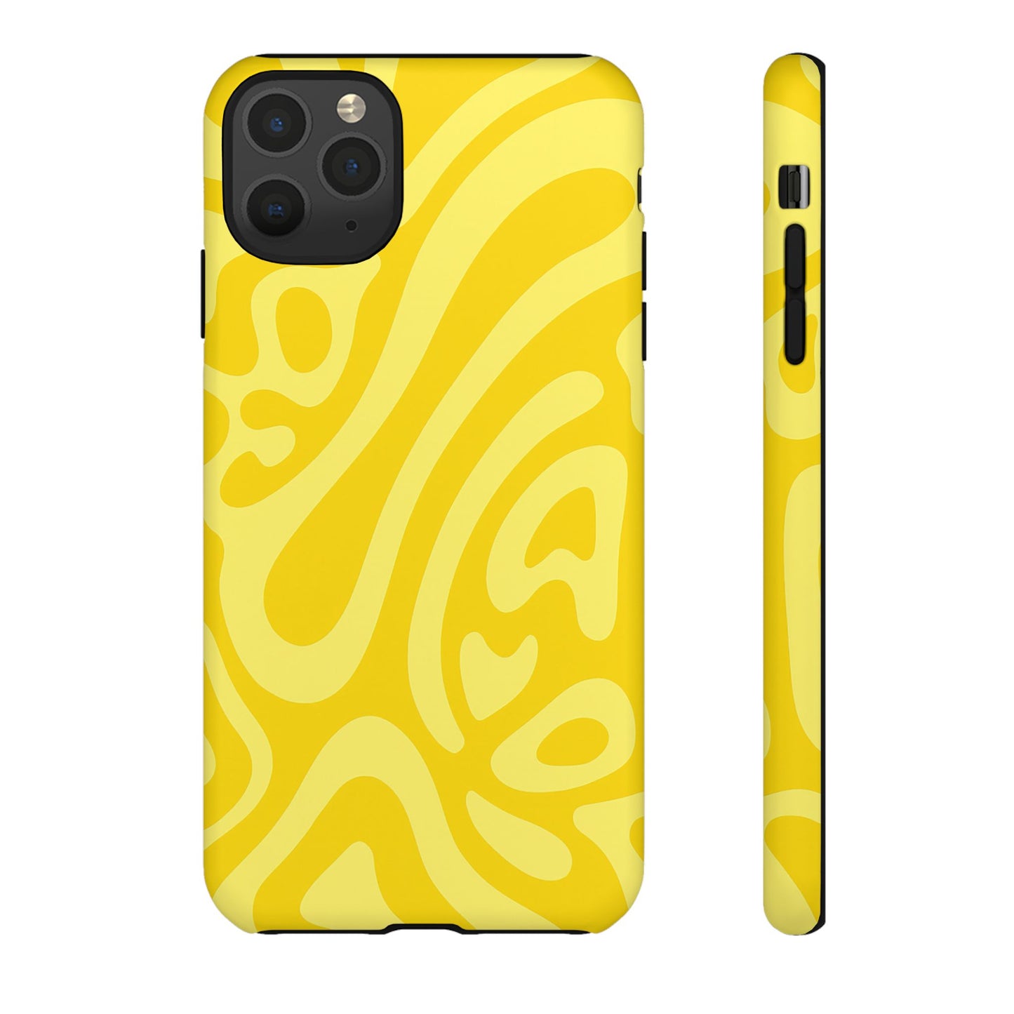 iPhone 17 Pro Max Case | Yellow Wave (Tough)
