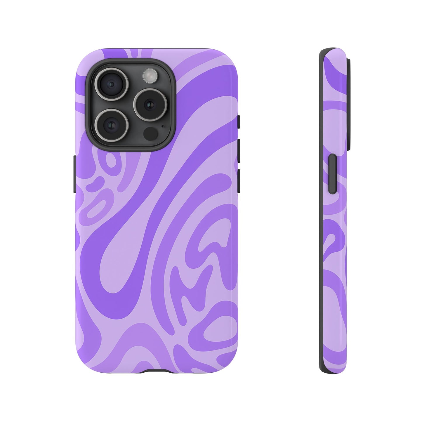 iPhone 17 Pro Max Case | Purple Wave (Tough)