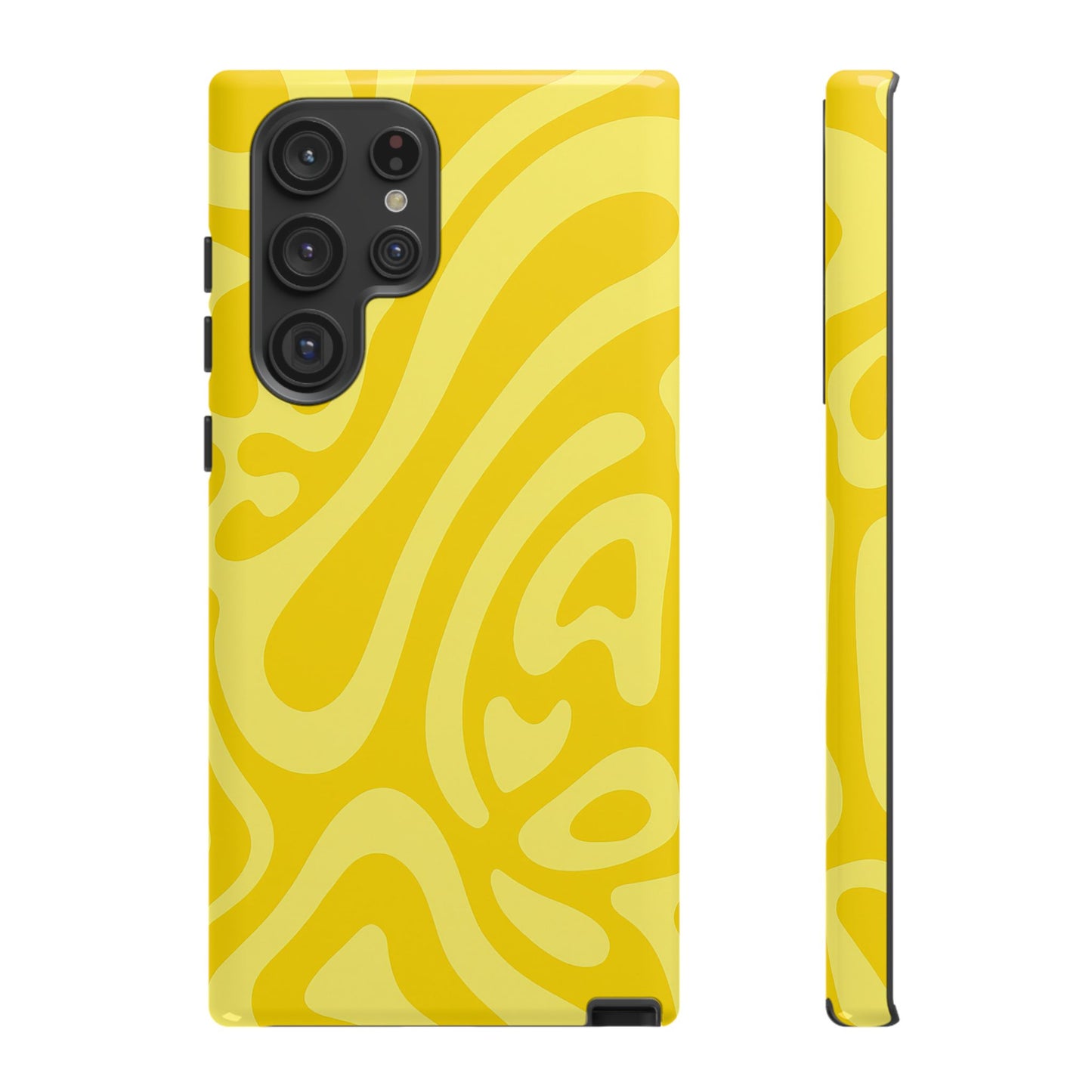 iPhone 17 Pro Max Case | Yellow Wave (Tough)