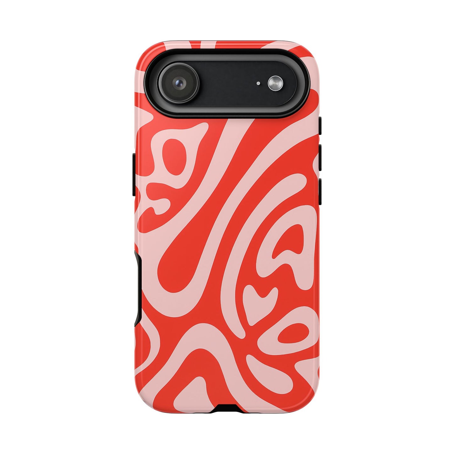 iPhone 17 Pro Max Case | Red Wave (Tough)