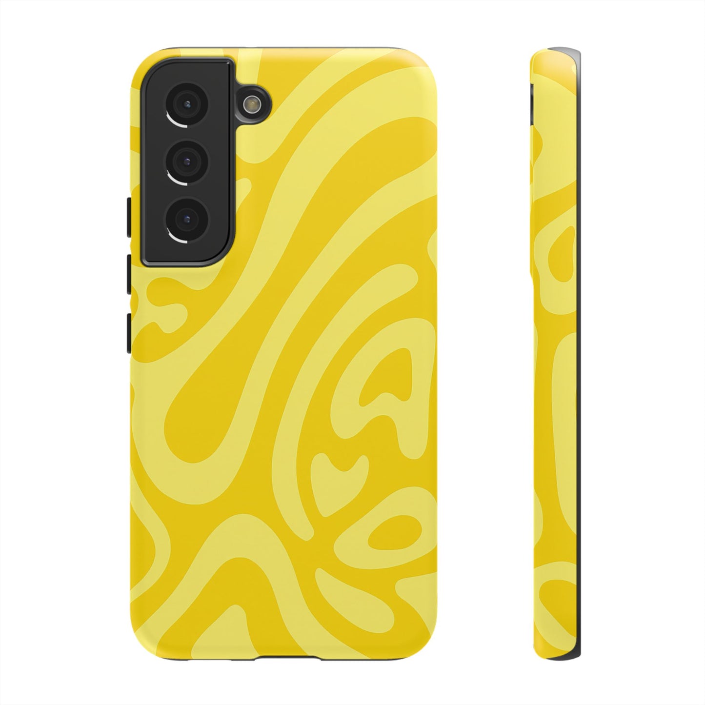 iPhone 17 Pro Max Case | Yellow Wave (Tough)
