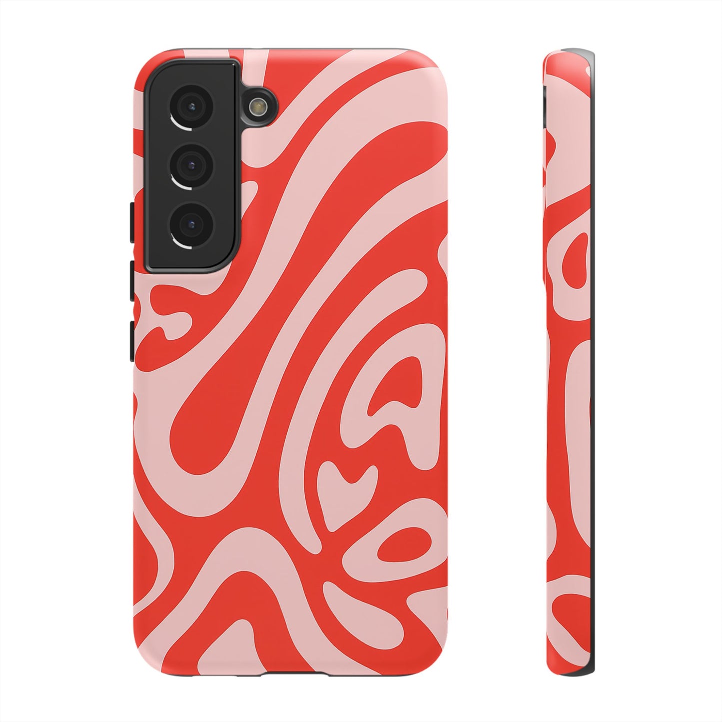 iPhone 17 Pro Max Case | Red Wave (Tough)