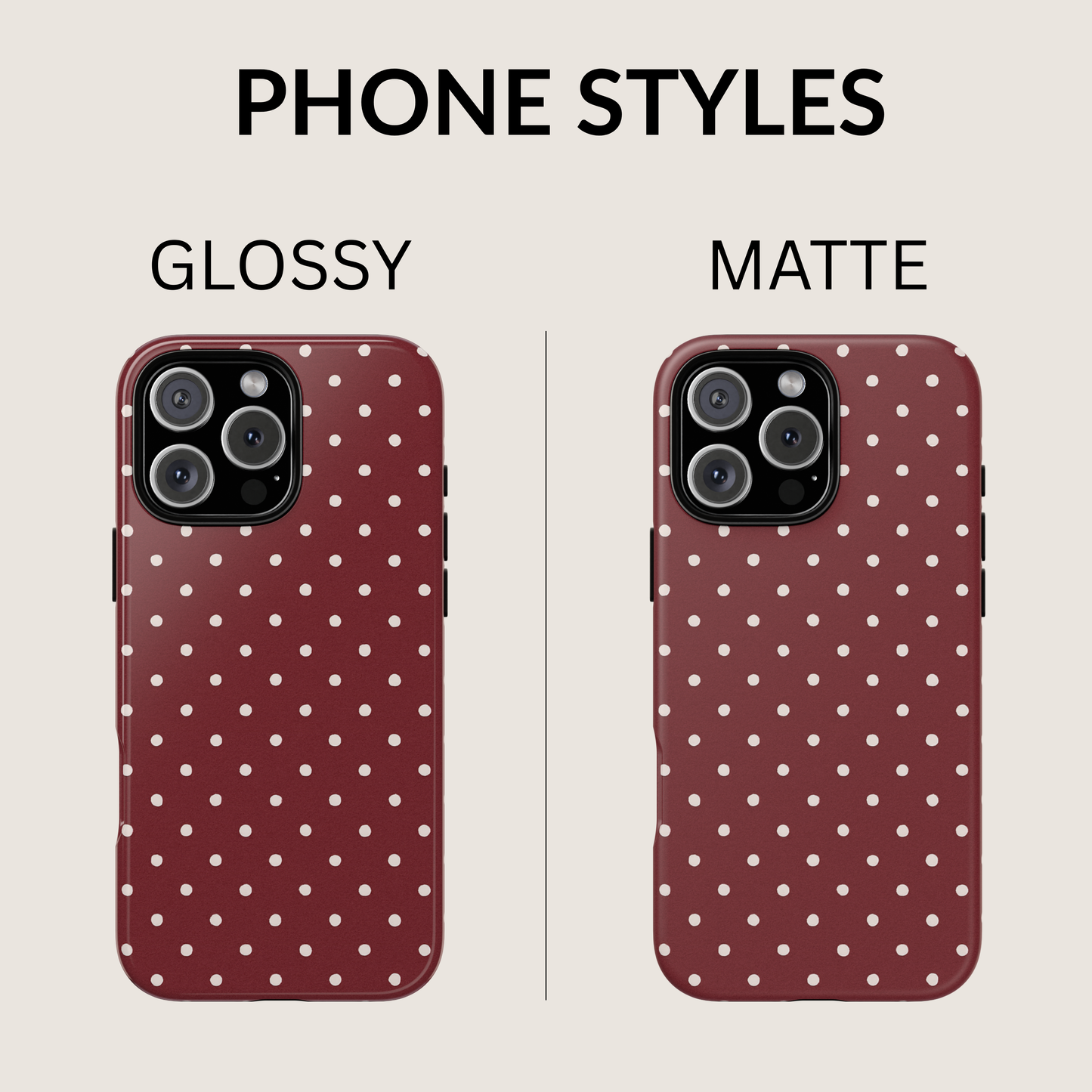 iPhone 17 Pro Max Case | Red Dot (Tough)