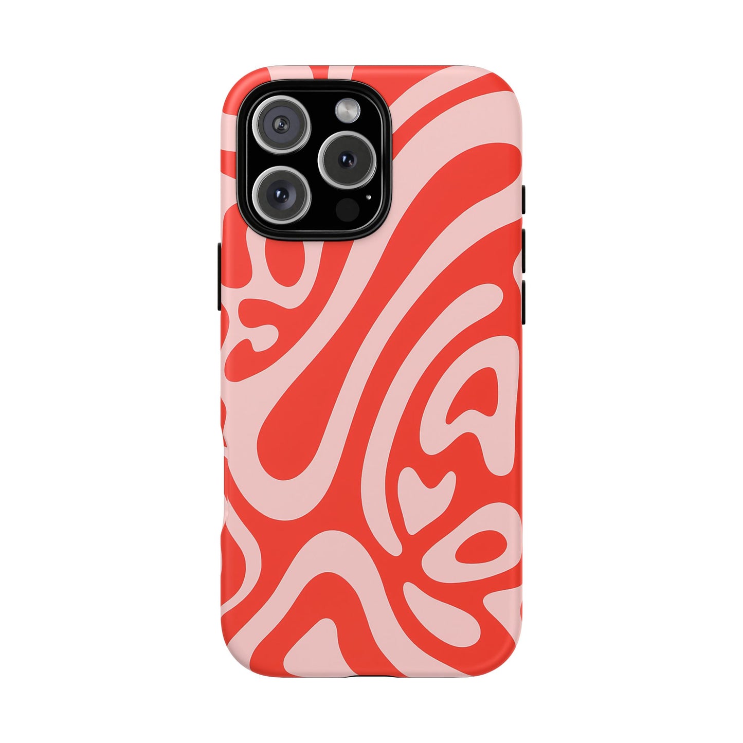 iPhone 17 Pro Max Case | Red Wave (Tough)