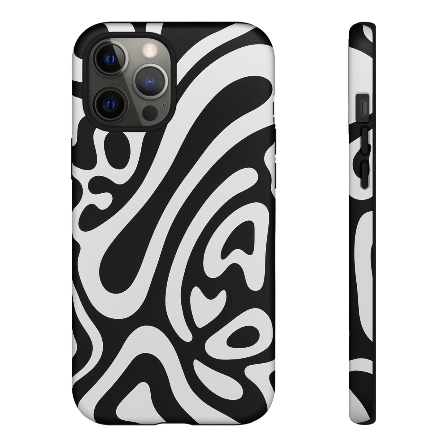 iPhone 17 Pro Max Case | Black Wave (Tough)