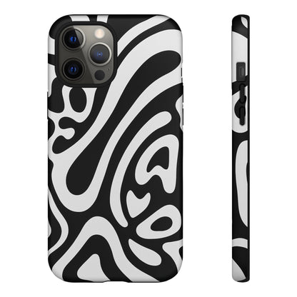 iPhone 17 Pro Max Case | Black Wave (Tough)