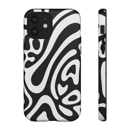 iPhone 17 Pro Max Case | Black Wave (Tough)