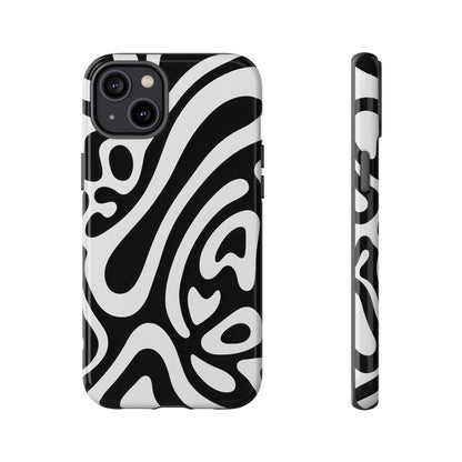 iPhone 17 Pro Max Case | Black Wave (Tough)