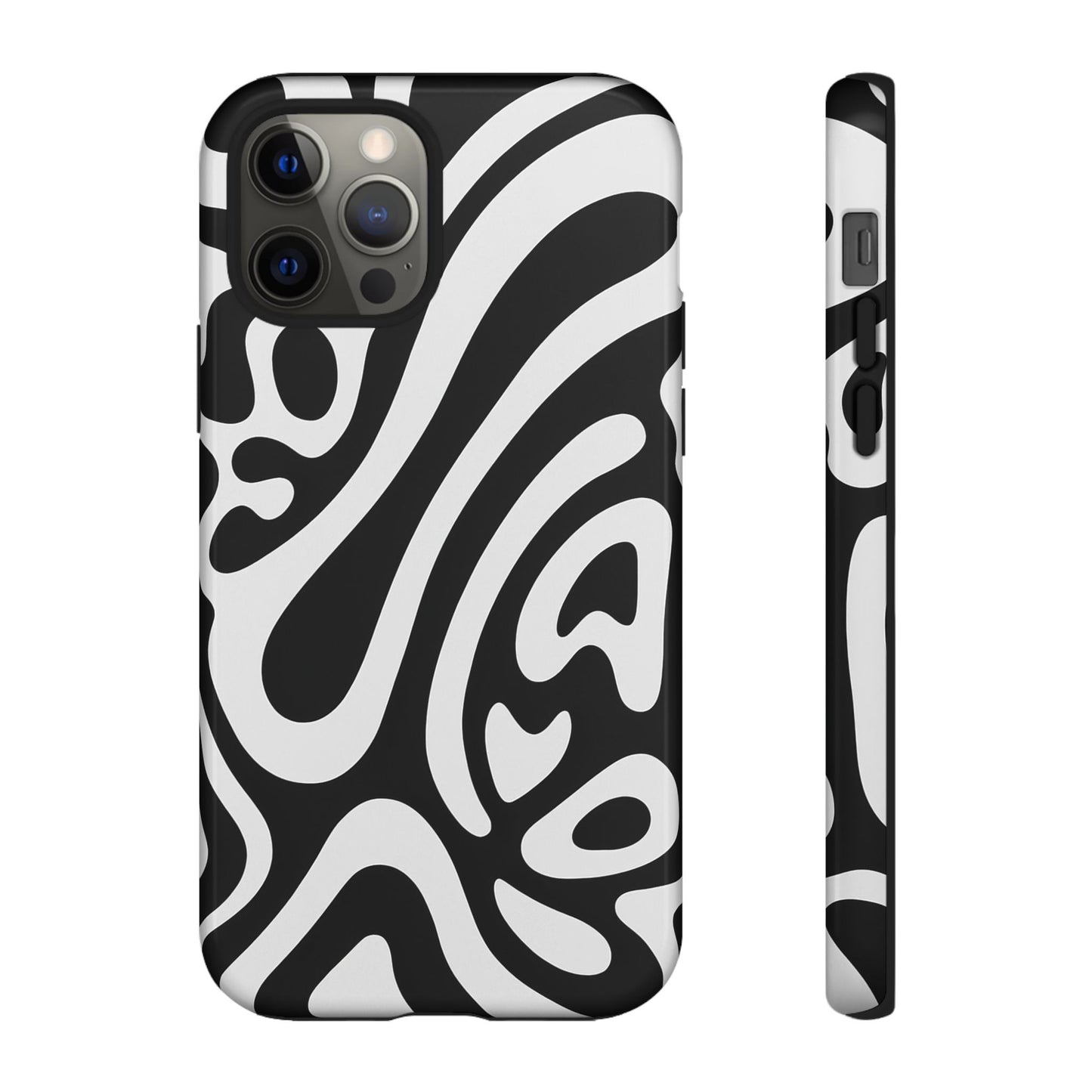 iPhone 17 Pro Max Case | Black Wave (Tough)