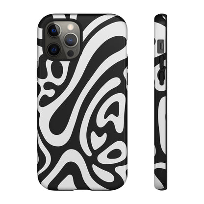 iPhone 17 Pro Max Case | Black Wave (Tough)