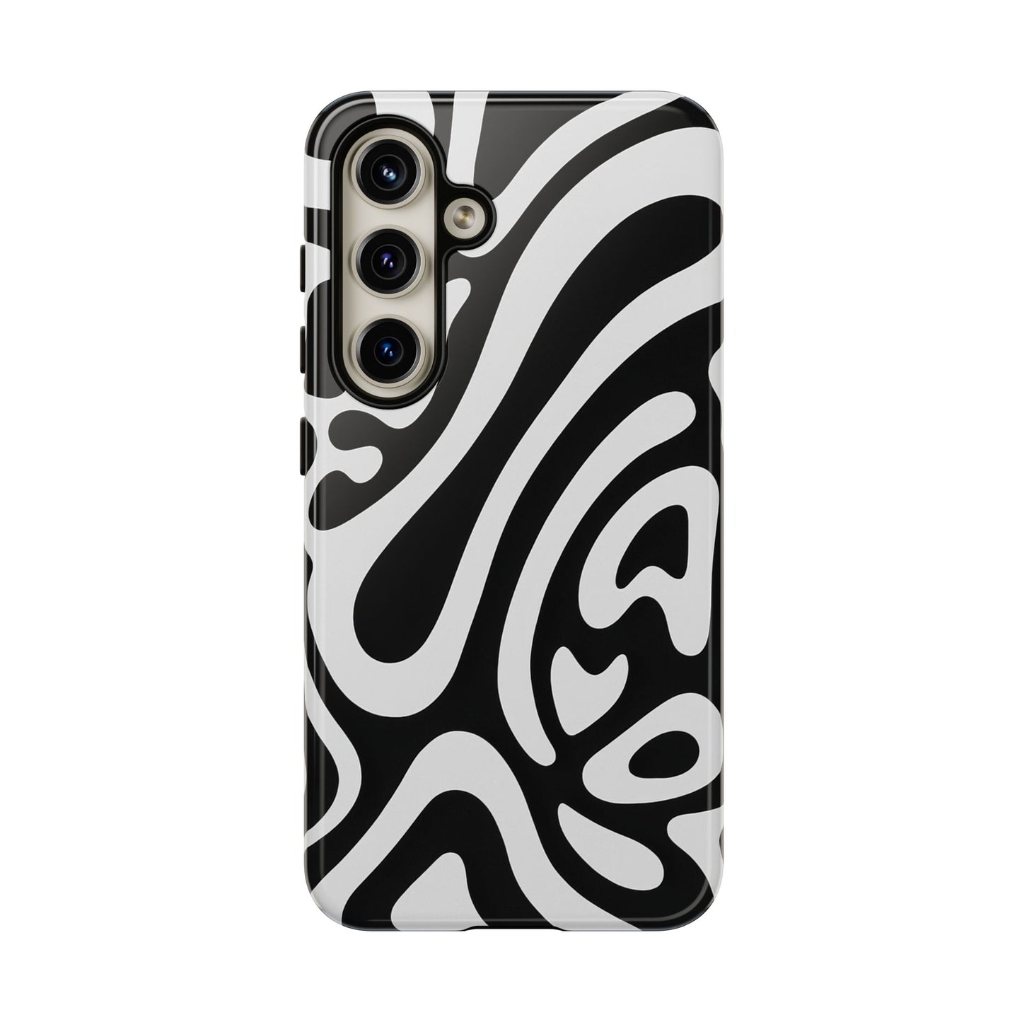iPhone 17 Pro Max Case | Black Wave (Tough)