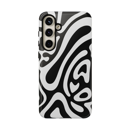 iPhone 17 Pro Max Case | Black Wave (Tough)