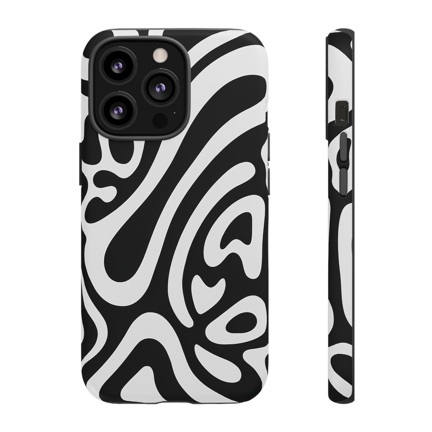 iPhone 17 Pro Max Case | Black Wave (Tough)